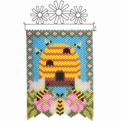 Herrschners Bee-utiful Hive Pony Bead Kit