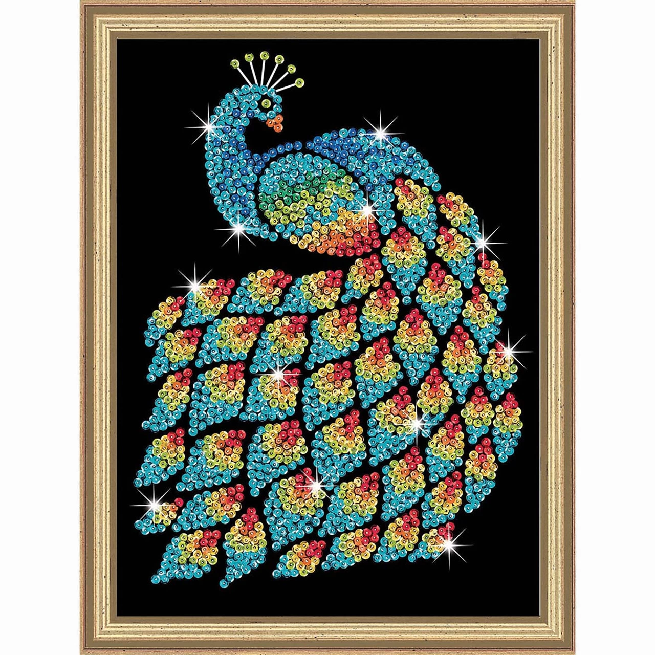 KSG Crafts Peacock Sequin Kit 1 KSG Crafts Peacock Sequin Kit