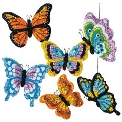 Bucilla Butterfly Garden Felt & Sequin Kit