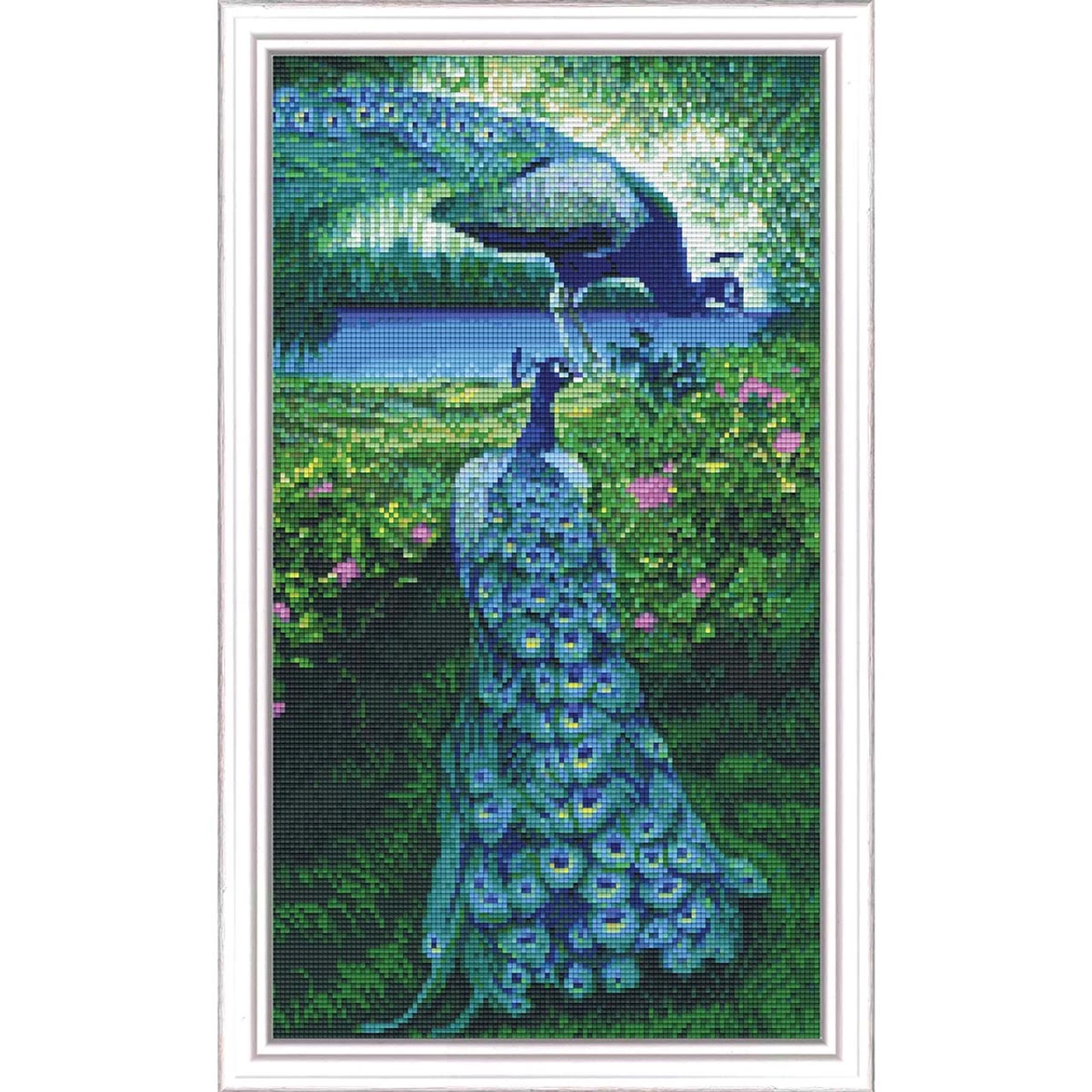 PixelHobby Peacocks Mosaic Art Kit 1 PixelHobby Peacocks Mosaic Art Kit