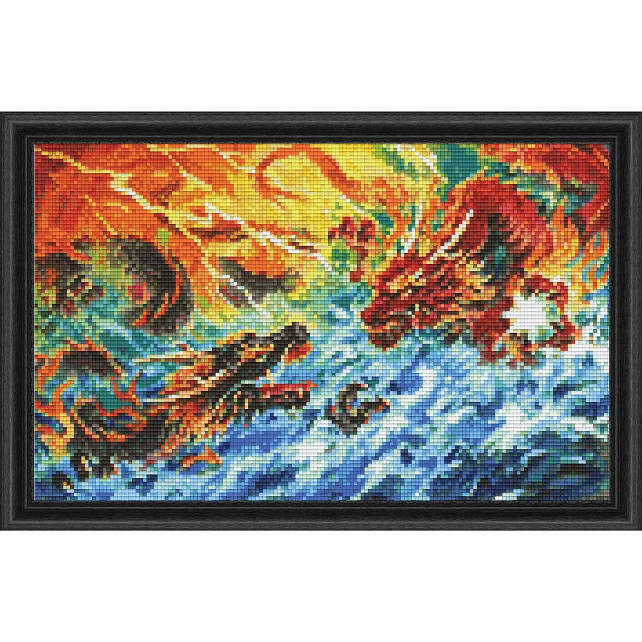 PixelHobby Encountering Dragons Mosaic Art Kit 1 PixelHobby Encountering Dragons Mosaic Art Kit