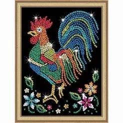 KSG Crafts Cosmo Cockerel Sequin Kit