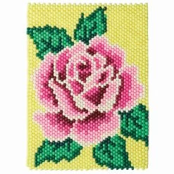 Herrschners Romantic Rose Pony Bead Kit