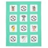 Herrschners Flower Farm Animals Kid's Quilt Blocks Stamped Cross-Stitch