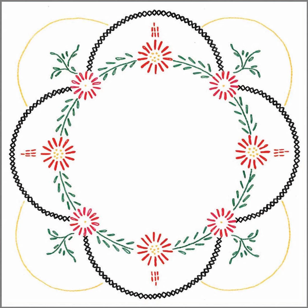 Herrschners Dorothy Quilt Blocks Stamped Embroidery 2 Herrschners Dorothy Quilt Blocks Stamped Embroidery - Image 2