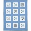 Herrschners Ultimate Sports Quilt Blocks Stamped Cross-Stitch