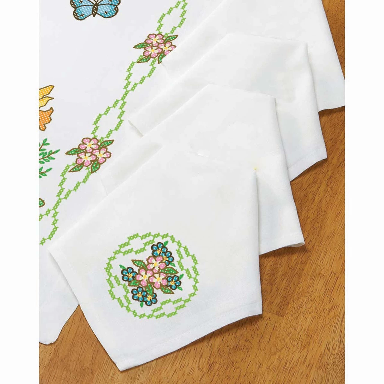 Herrschners Bee Our Guest Napkins Stamped Cross-Stitch 1 Herrschners Bee Our Guest Napkins Stamped Cross-Stitch