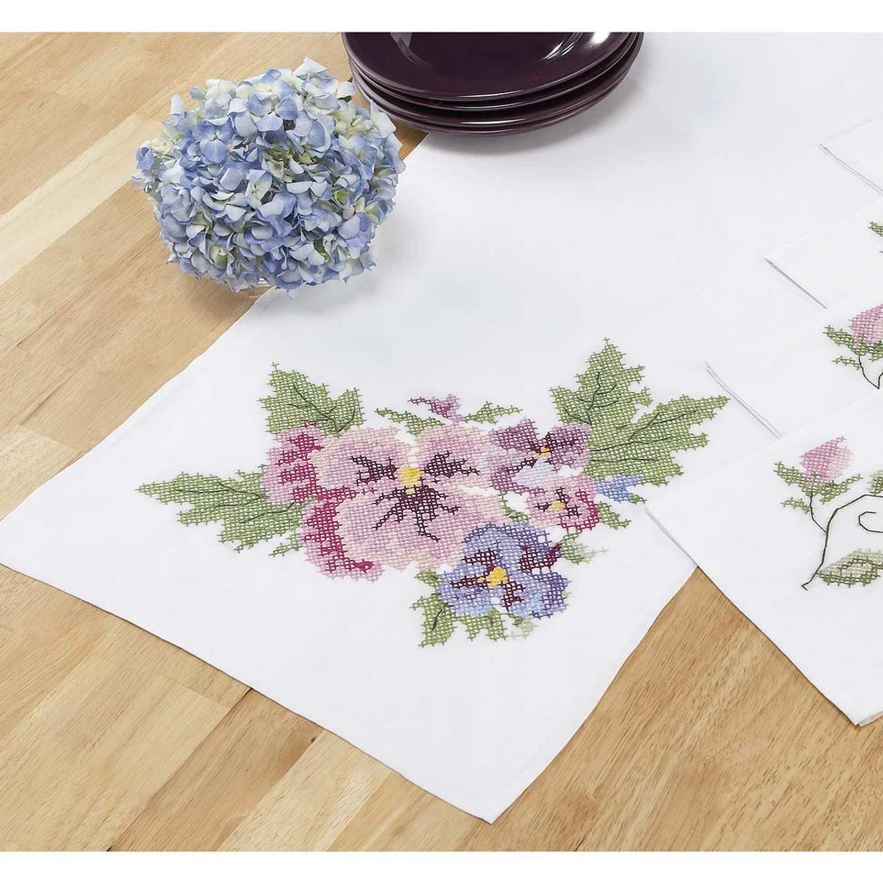 Craftways Savannah Sun Table Runner Stamped Cross-Stitch 1 Craftways Savannah Sun Table Runner Stamped Cross-Stitch