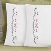 Herrschners Daphne Pillowcase Pair Stamped Embroidery