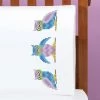 Herrschners Owl Hoots Pillowcase Pair Stamped Cross-Stitch