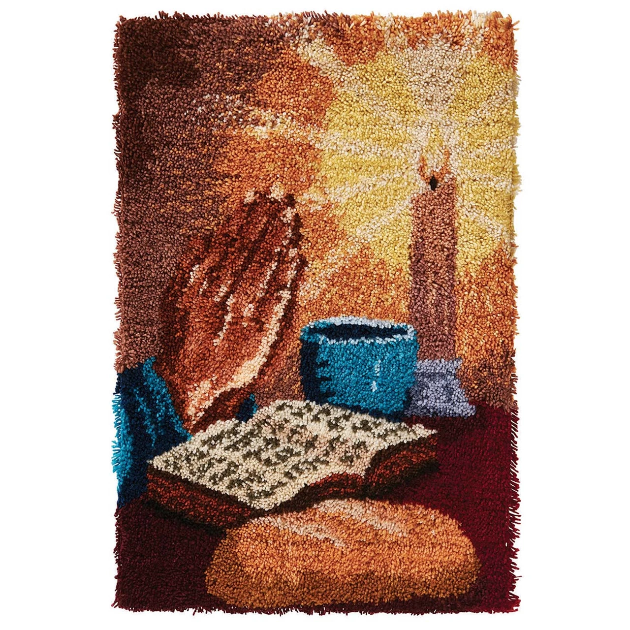 Herrschners Praying Hands Latch Hook Kit 1 Herrschners Praying Hands Latch Hook Kit