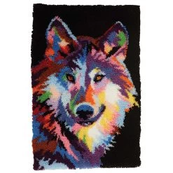 Herrschners Abstract Wolf Latch Hook Kit