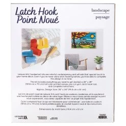 Leisure Arts Landscape Latch Hook Kit -Premier Crafts Outlet Sales Store 137392 3 39724.1693412661