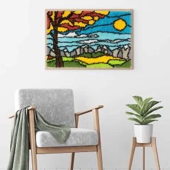 Leisure Arts Landscape Latch Hook Kit -Premier Crafts Outlet Sales Store 137392 5 83480.1693412661