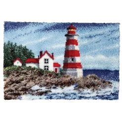 Herrschners Sentinel Lighthouse Latch Hook Kit