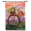 Herrschners Bicycle With Flowers Latch Hook Kit