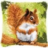 Vervaco Squirrel Pillow Cover Latch Hook Kit