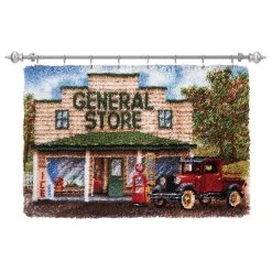 Herrschners Step Back In Time Kit With FREE Hanger Latch Hook Kit