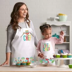 Herrschners Chef & Little Chef Apron Set Stamped Cross-Stitch