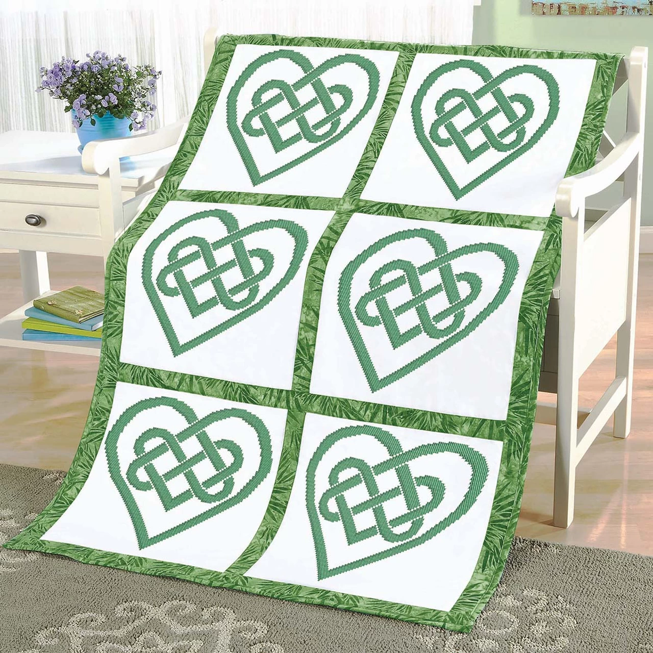 Herrschners Celtic Knot Quilt Blocks Stamped Cross-Stitch 1 Herrschners Celtic Knot Quilt Blocks Stamped Cross-Stitch