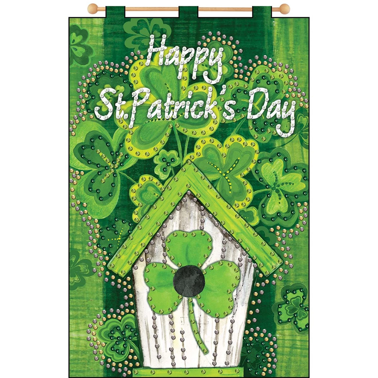 Design Works St. Patrick's Day-March Banner Felt & Sequin Kit 1 Design Works St. Patrick's Day-March Banner Felt & Sequin Kit