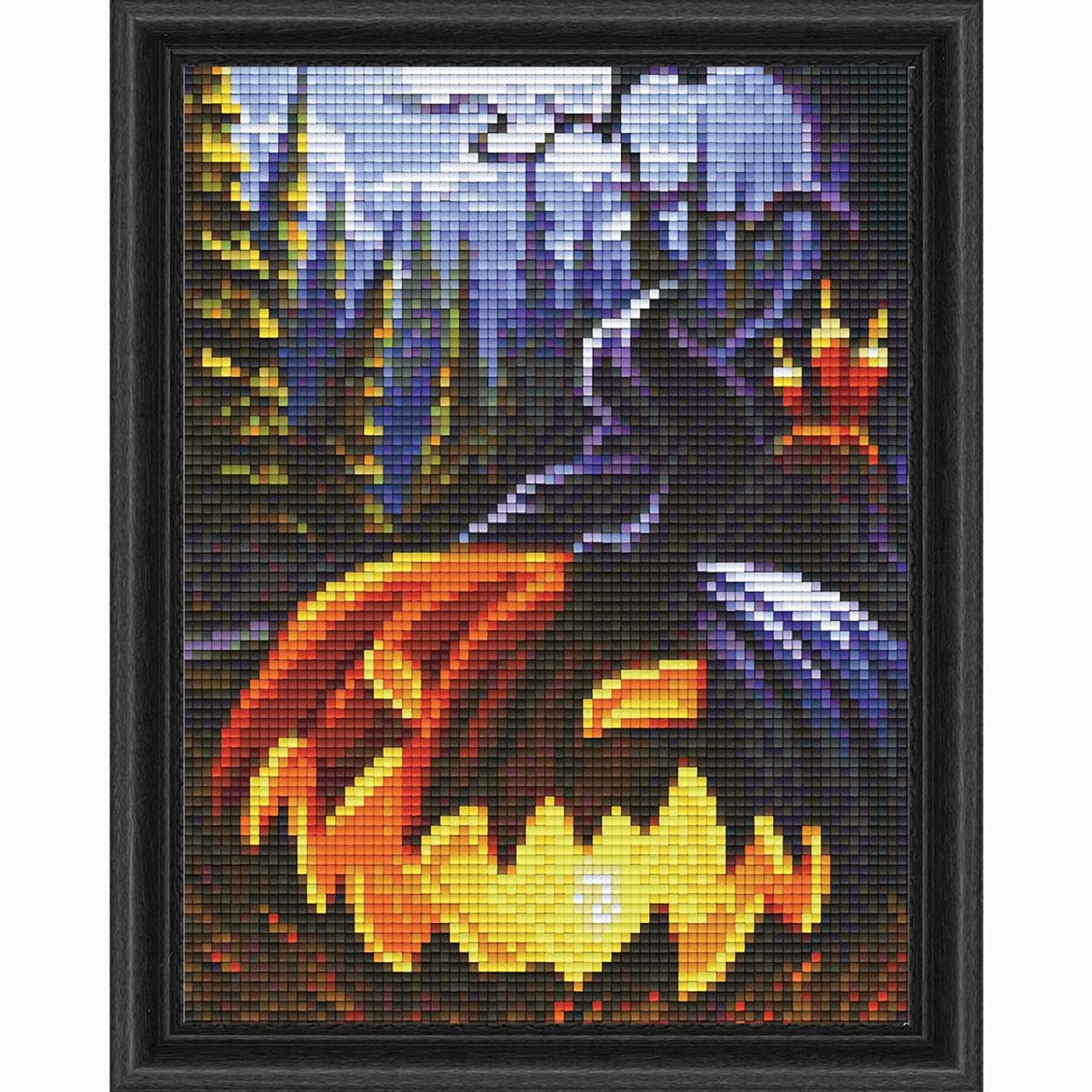 PixelHobby On Jack-O-Lantern Lane Mosaic Art Kit 1 PixelHobby On Jack-O-Lantern Lane Mosaic Art Kit