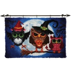 Herrschners Halloween Tricks Latch Hook Kit