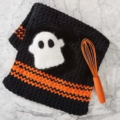 Herrschners Ghostly Cleaning Towel & Scrubby Set Crochet Kit