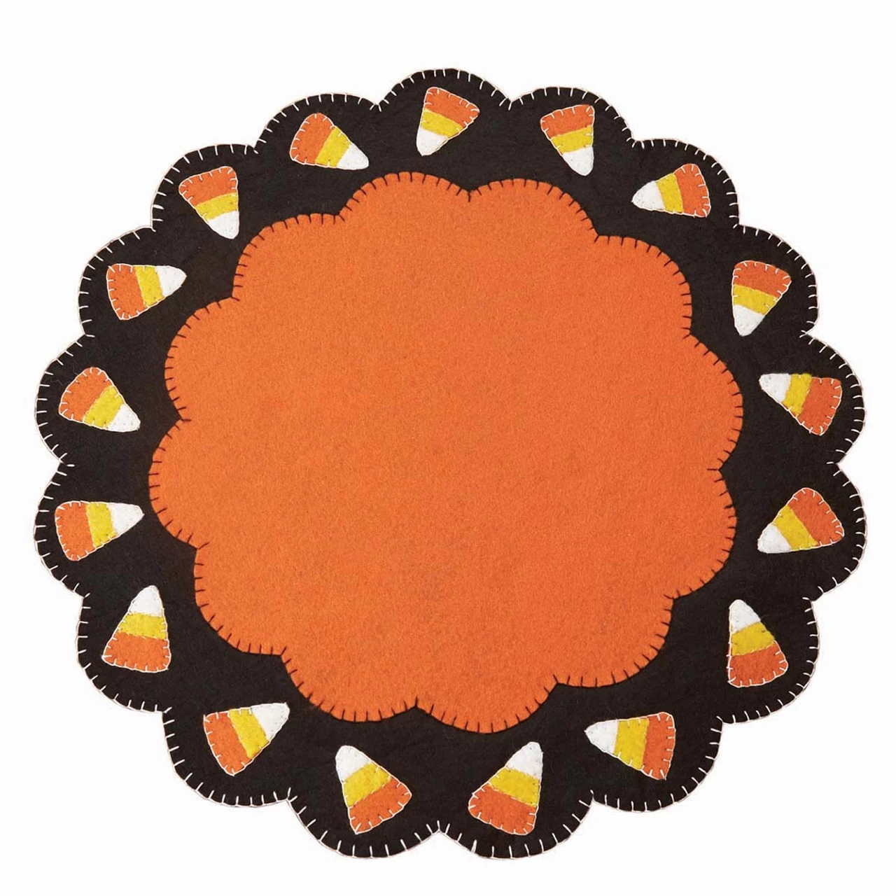 Herrschners Candy Corn Felt Placemats Felt Kit 2 Herrschners Candy Corn Felt Placemats Felt Kit - Image 2