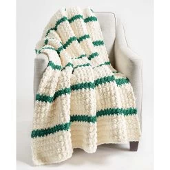 Bernat Pinstripe Blanket Crochet Kit