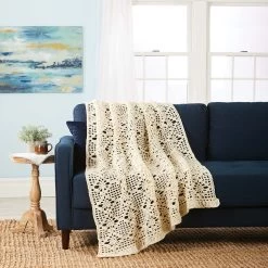 Herrschners Florence Crochet Afghan Kit