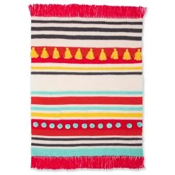 Red Heart Mighty Stripey Blanket Crochet Kit