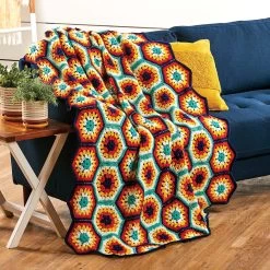 Herrschners Summer Serenade Afghan Crochet Kit