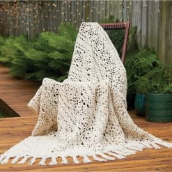 Red Heart Irish Accent Crochet Afghan Kit