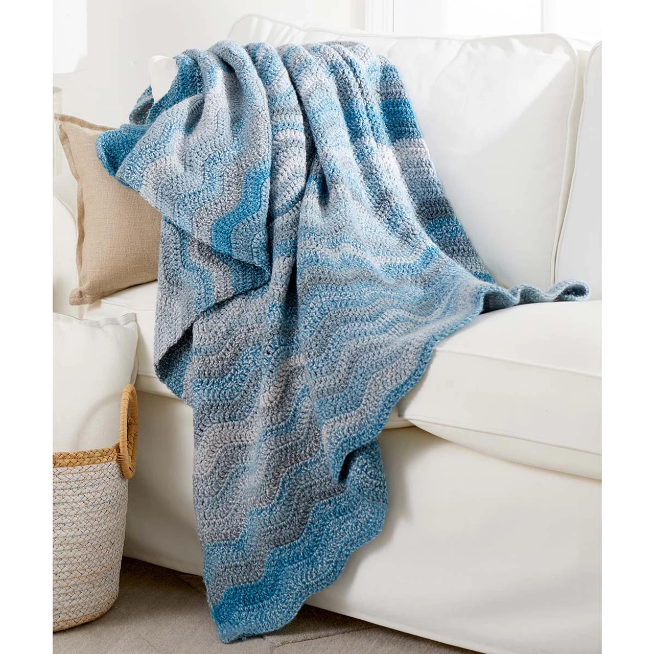 Premier® Premier Radiant Ripple Crochet Afghan Kit 1 Premier® Premier Radiant Ripple Crochet Afghan Kit