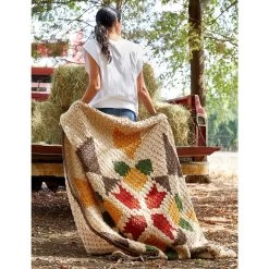 Premier® Premier Modern Bouquet Blanket Crochet Kit -Premier Crafts Outlet Sales Store 206218 3 31836.1693428531