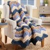 Herrschners River Ridge Afghan Crochet Kit