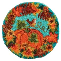 Herrschners Autumn Arboreal Latch Hook Kit