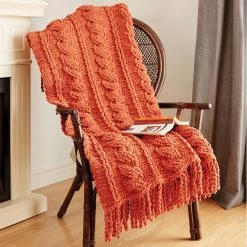 Bernat Crochet Cables Afghan Kit
