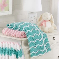 Herrschners Triple Ripple Baby Blankets Crochet Kit -Premier Crafts Outlet Sales Store 244086 3 60496.1693432088