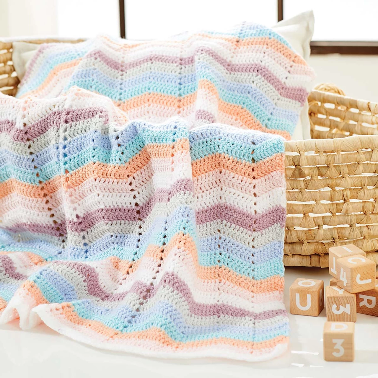 Premier® Premier Crochet Chevrons Baby Blanket Crochet Kit 1 Premier® Premier Crochet Chevrons Baby Blanket Crochet Kit