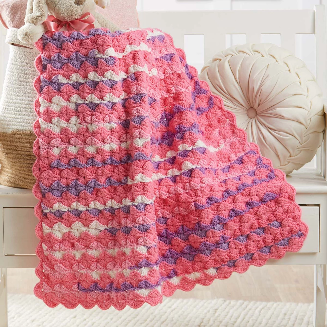 Herrschners Bundle Of Joy Blanket Crochet Kit 1 Herrschners Bundle Of Joy Blanket Crochet Kit