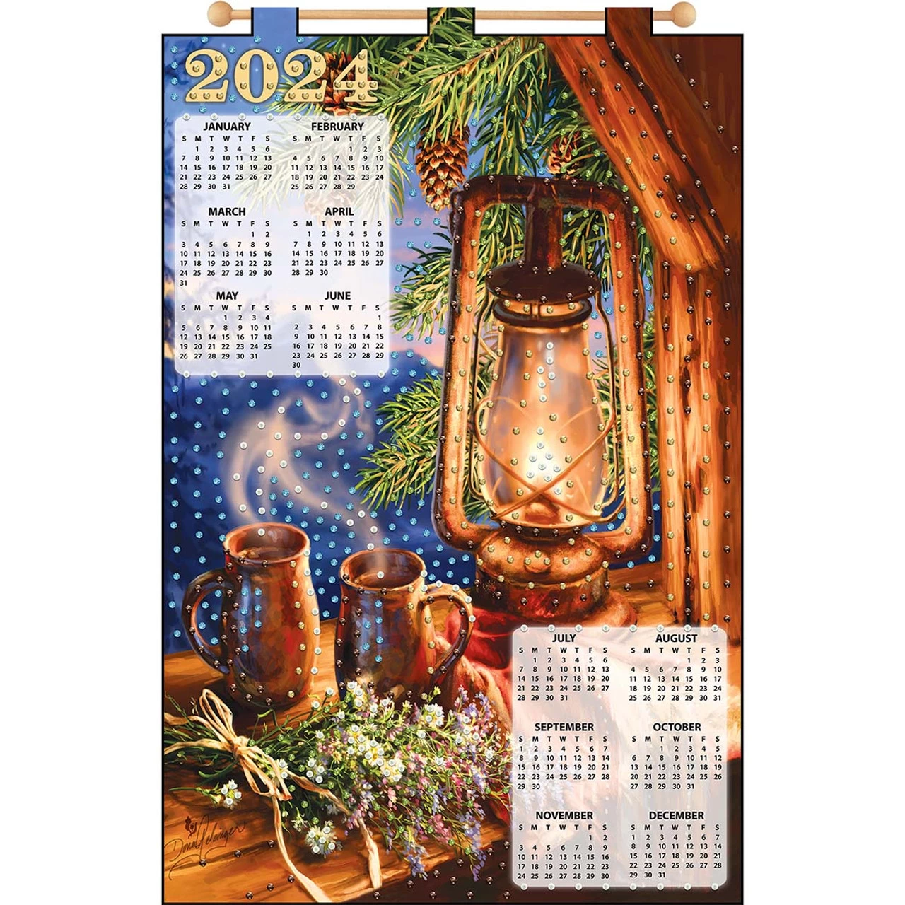 Design Works Lantern Calendar Felt & Sequin Kit 1 Design Works Lantern Calendar Felt & Sequin Kit