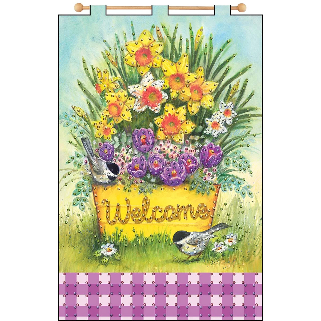 Design Works Spring Felt & Sequin Kit 1 Design Works Spring Felt & Sequin Kit