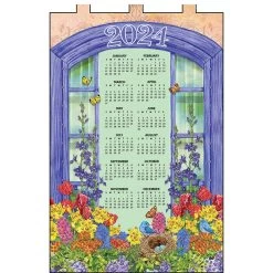 Design Works Floral Window Calendar Felt & Sequin Kit