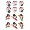 Design Works Santas & Snowmen Felt & Sequin Kit