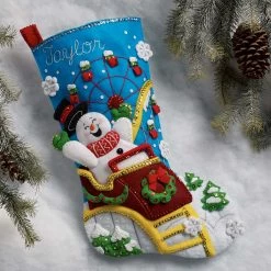 Bucilla Polar-Coaster Ride Stocking Kit 5 Bucilla Polar-Coaster Ride Stocking Kit -Premier Crafts Outlet Sales Store 500328 3 33864.1693457009