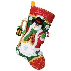 Bucilla Light Up The Holidays Stocking Kit