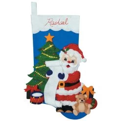 Design Works Santa's List Stocking Kit