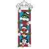 Bucilla See No Evil Snowmen Wall Hanging Felt & Sequin Kit